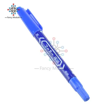 

CCL Anti-etching PCB Circuit Board Ink Marker Double Pen DIY for Arduino BLUE