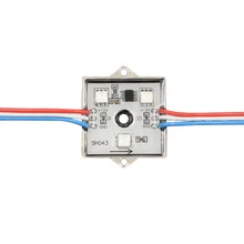 500X Адресуемых WS2811 RGB Мечта Цвет расстояние 25 см 35*35 мм 3 светодиодных пикселей Модуль светильник источник