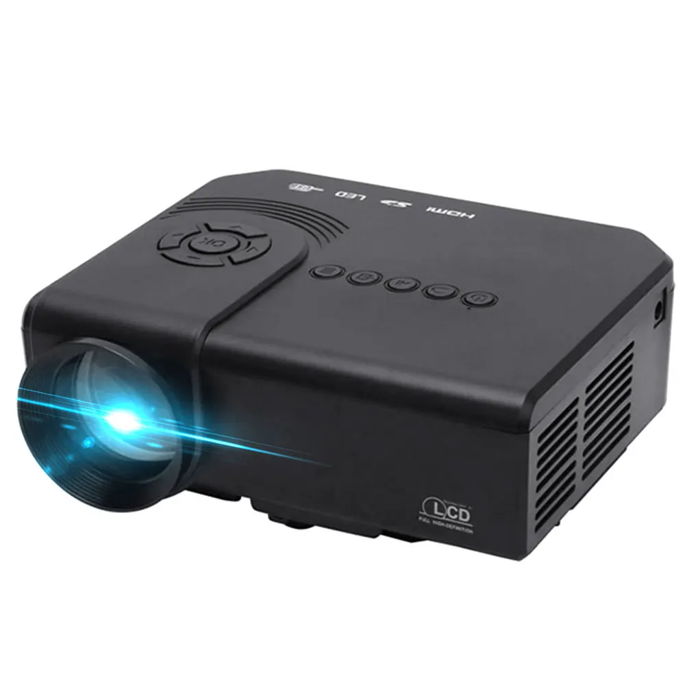 M3 Smart Multimedia Projector 1200 Lumens Support 1080P Red Blue 3D AV/VGA/HDMI/USB/SD Home Cinema Multilingual