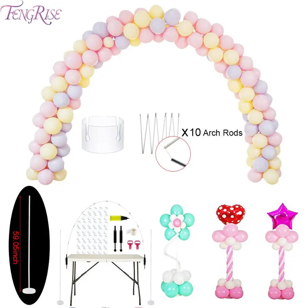  FENGRISE Balloon Arch Ballons Accessories Balloon Holder Stand Balloon Party Decor Wedding birthday