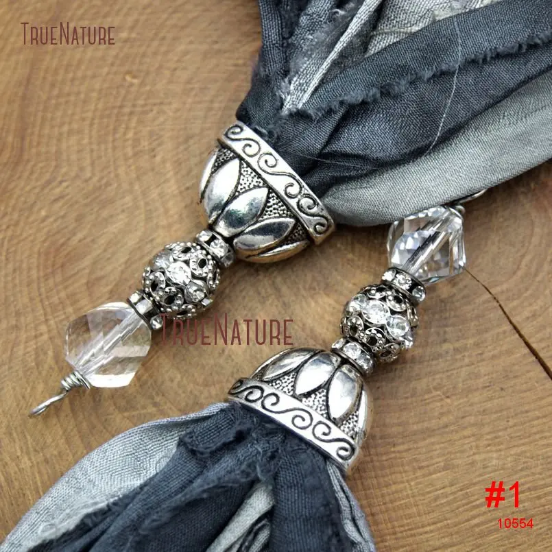 20180303-PM10556- Gray Shades Sari Silk Tassel Pendant_1