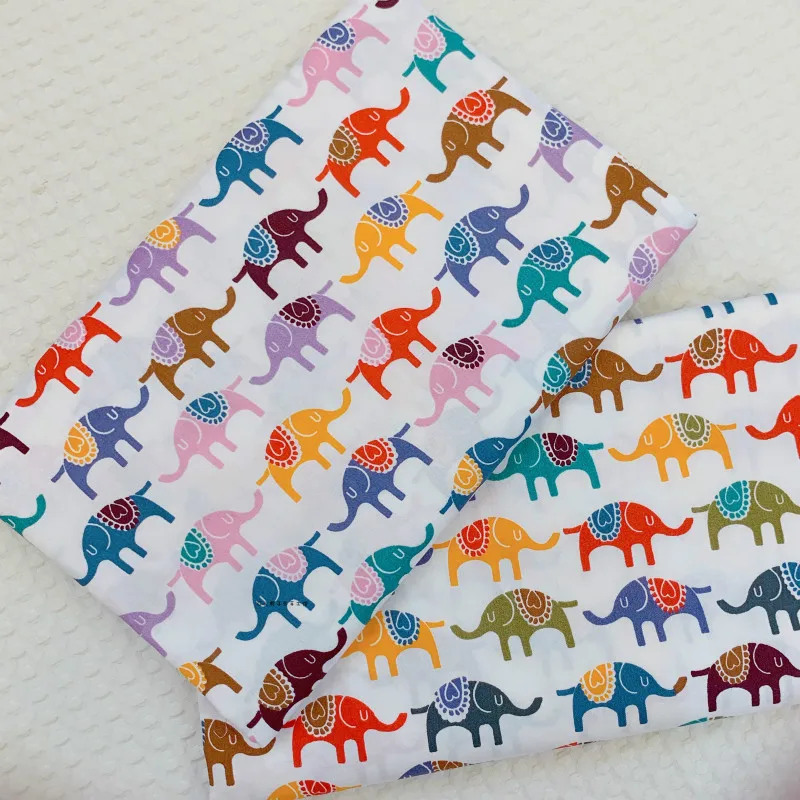 

100% Cotton Twill Fabric DIY Sewing Quilting Fat Quarters Material For Baby&Child