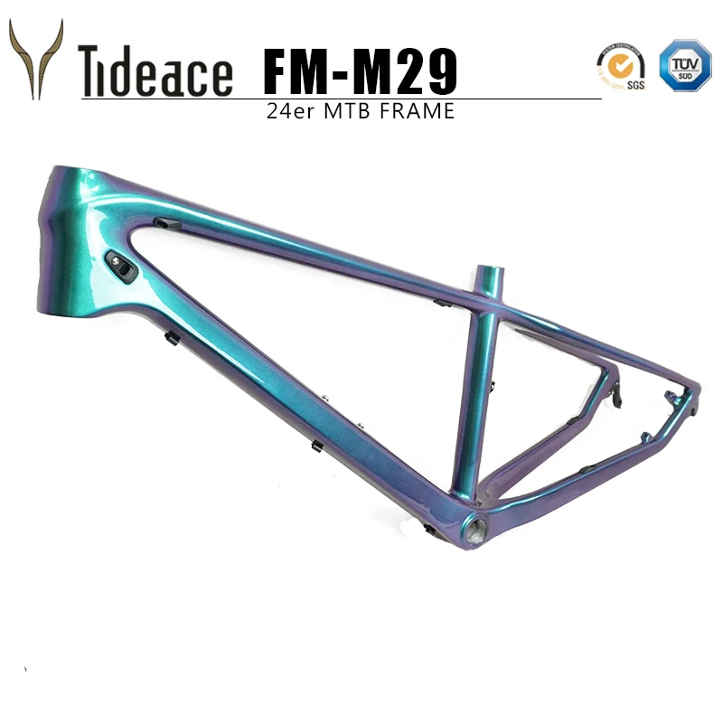 Обновленная 24er карбоновая mtb рама 13 5 дюйма для горного велосипеда 135*9 мм Макс 2 3