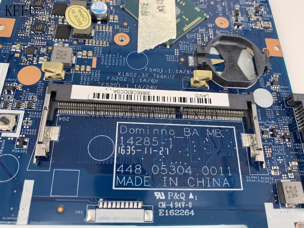 Материнская плата для ноутбука ACER Aspire Φ N3060 CPU Dominno _ BA MB 14285 1 448.05304.0011 хорошо