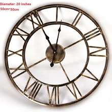 20inches 3D Large Wall Clock Saat Iron Wall Clock Reloj Watch Digital Clocks Duvar Saati Horloge Murale Relogio de Parede Klok