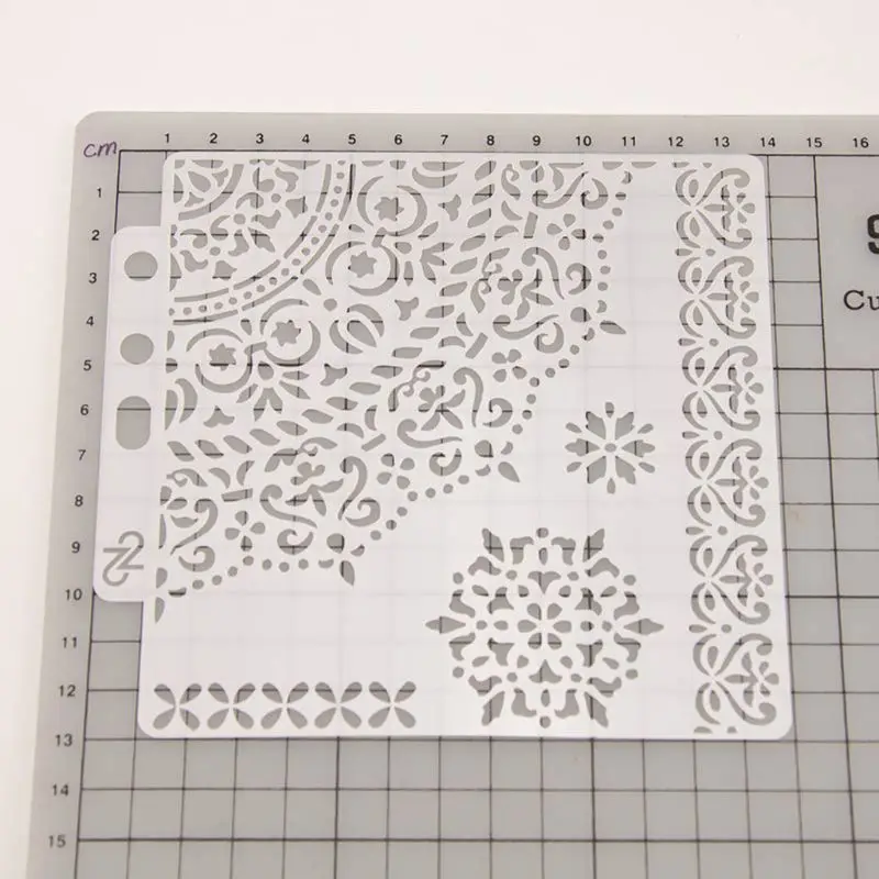Трафареты шаблон настенная живопись Скрапбукинг тиснение штамповка альбом ремесло карты-m14