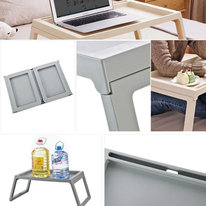 Портативный складной столик для ноутбука, стол для ноутбука, диван, накроватный столик для ноутбука, для еды, учебы на диване, кровати со складными ножками D