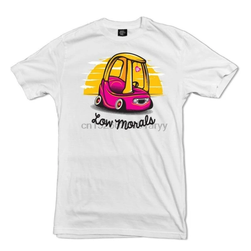 

Wheel-Whores range Low Morals Little Tikes style T-Shirts