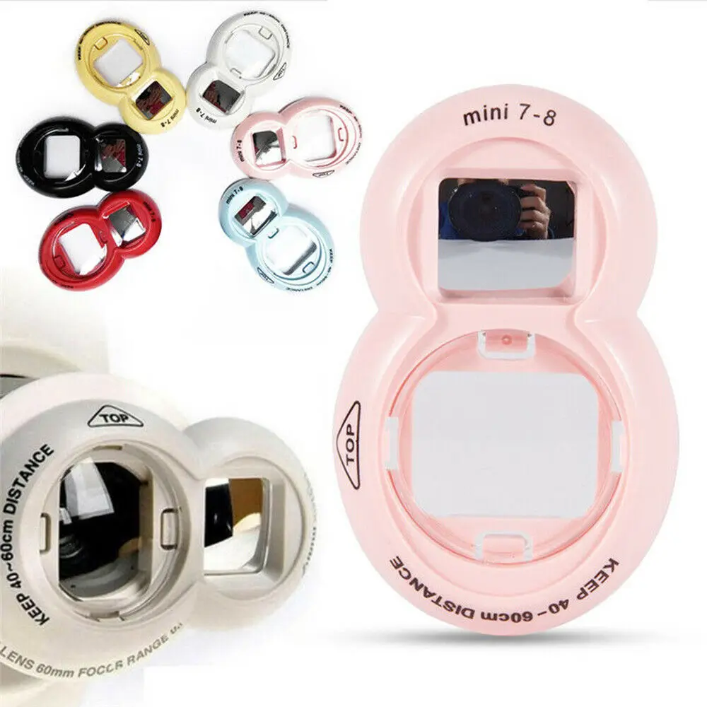 

For Fujifilm Instax Camera Mini 9 Mini 8 Mini 7s PIC-300 Film Camera Close-Up Lens With Selfie Mirror With Cute Classic Design