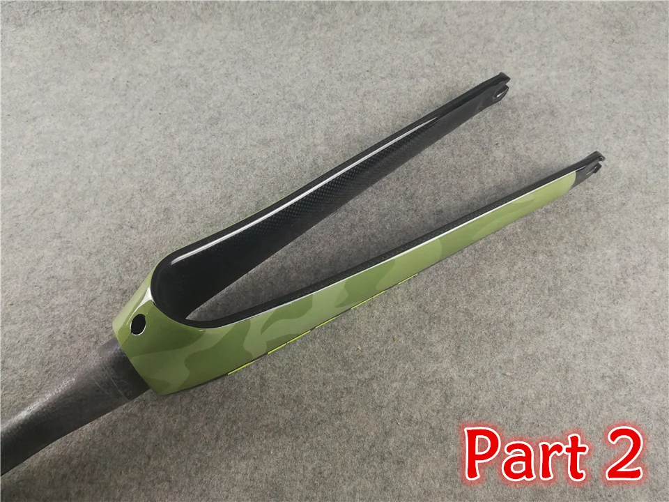 Sale Good quality With 3K Green Camouflage NK1K carbon road bike frame XXS-XS-S-M-L-XL 6 sizes for your selection 3 Sale Good quality With 3K Green Camouflage NK1K carbon road bike frame XXS-XS-S-M-L-XL 6 sizes for your selection 3