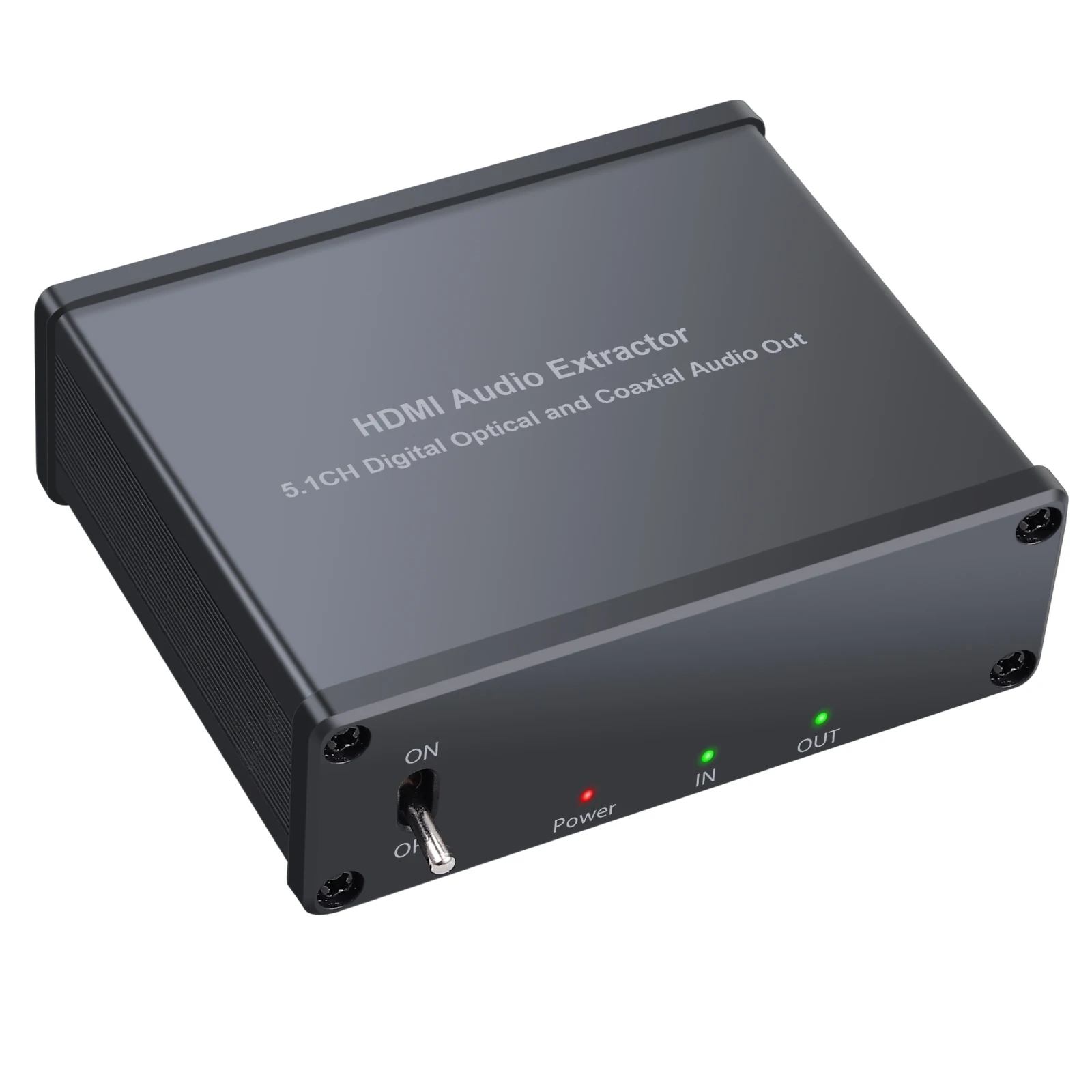  Proster 4K 3D HDMI Audio Extractor HDMI to HDMI Optical TOSLINK SPDIF + Coaxial Audio Converter HDM