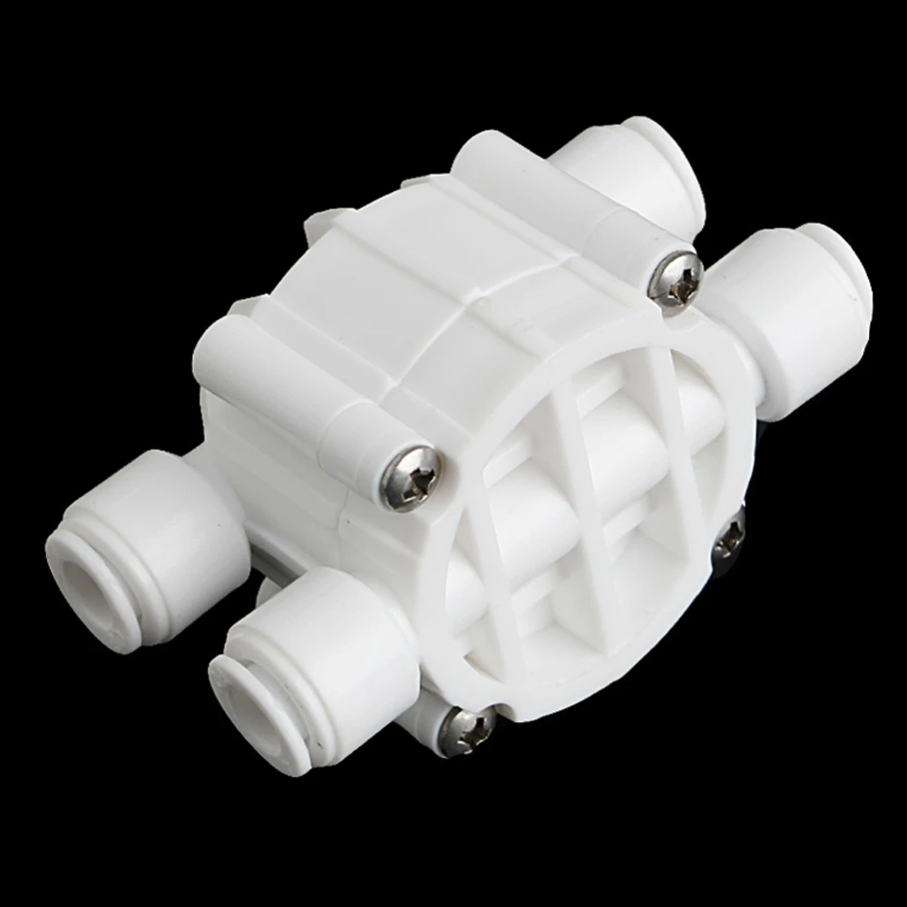 

4 Way RO Auto Shut-Off Valve Switch 1/4" Water Purifier Reverse Osmosis System Drop Ship Support