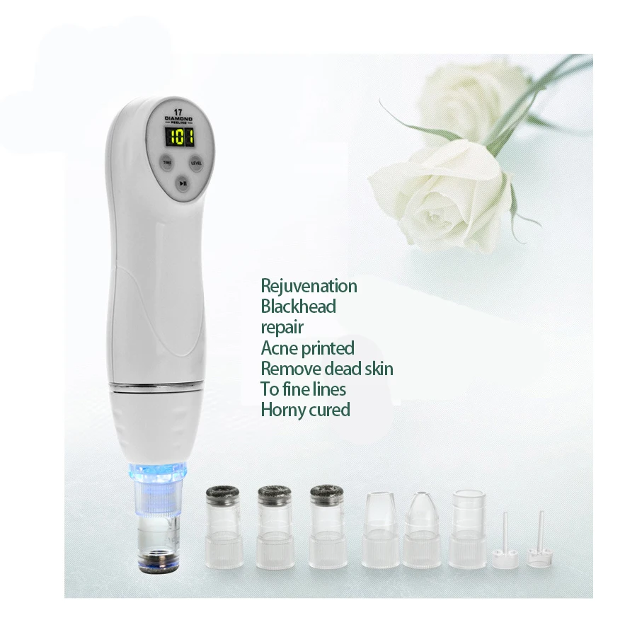 

New Latest Portable diamond dermabrasion machine scrubber beauty machine skin clean Remove blackheads skin whitening Device