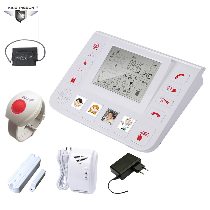 Personal Detector Alarm Panel for Elderly People GSM Home ...