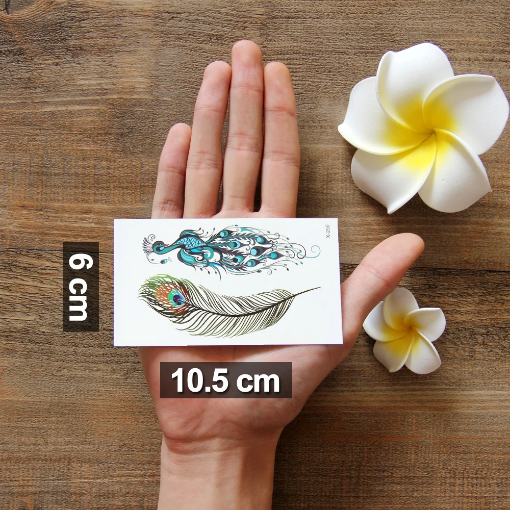 Водонепроницаемый временные 3d татуировки наклейки на body art цвет тату Кот поддельные татуировки вспышки блеск Женщины татуировки для девочки