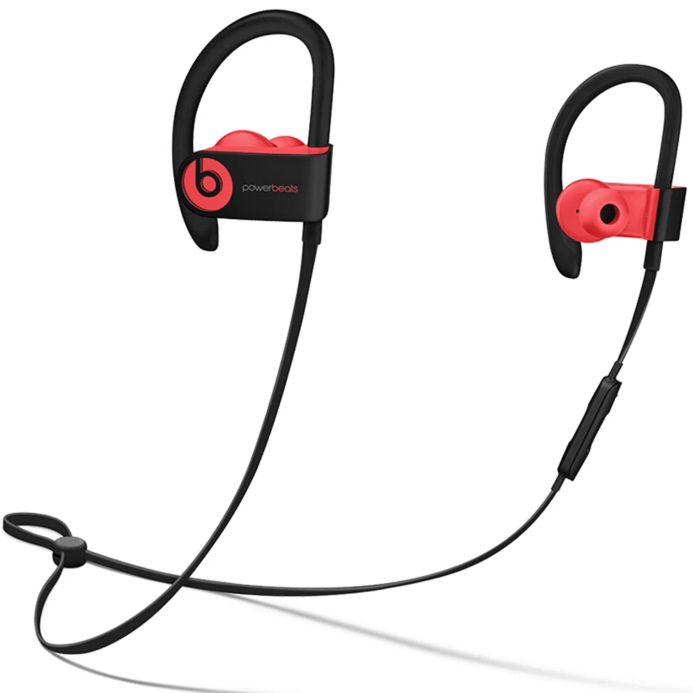 Красный Beats Powerbeats3 беспроводные bluetooth-наушники, игровая гарнитура, музыкальные спортивные наушники, свободные руки с микрофоном, Beats by dre fone - Цвет: Красный