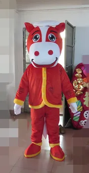 

Latest high quality Red horse mascot costume for adult Holiday special clothing
