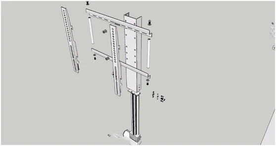 TV lift assemble