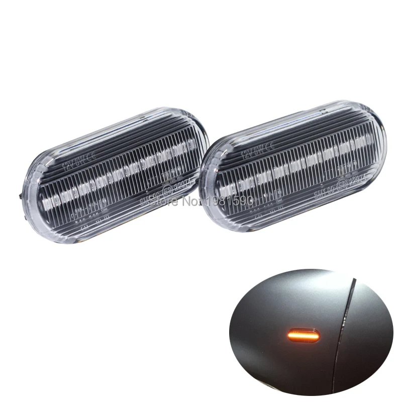 

2 pieces Led Dynamic Side Marker Turn Signal Light Sequential Blinker Light for Skoda Octavia Seat Lbiza Cordoba Toledo Leon