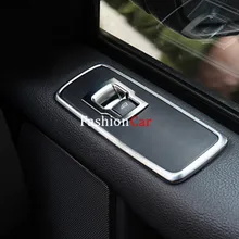 Для Ленд Ровер Дискавери 4 LR4 2010- окна автомобиля Кнопка рамка Крышка отделка 7 шт. стайлинга автомобилей