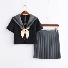 Academic Japanese Jk Uniform For Girls Summer Spring Navy Sailor Suit Honor Student Cosplay Class Uniforms academic adjustment of ix class pupils