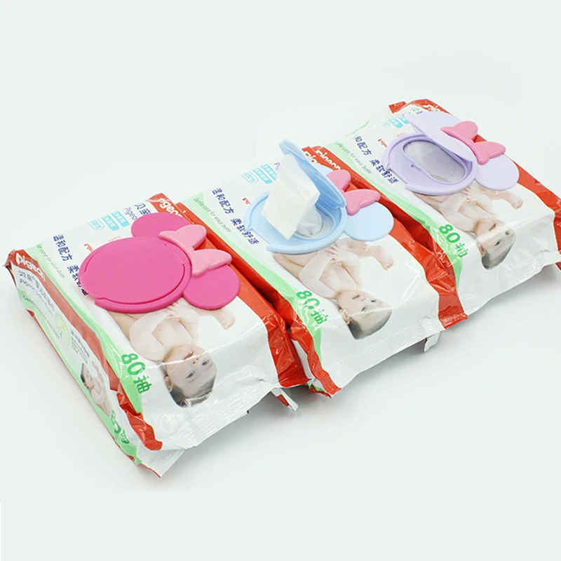 Beli 1 Pc Tutup penutup Portabel anak bayi Tisu Basah Bayi Tisu basah Tutup Kartun tutup kertas tisu basah tisu basah kertas tisu penutup tutup