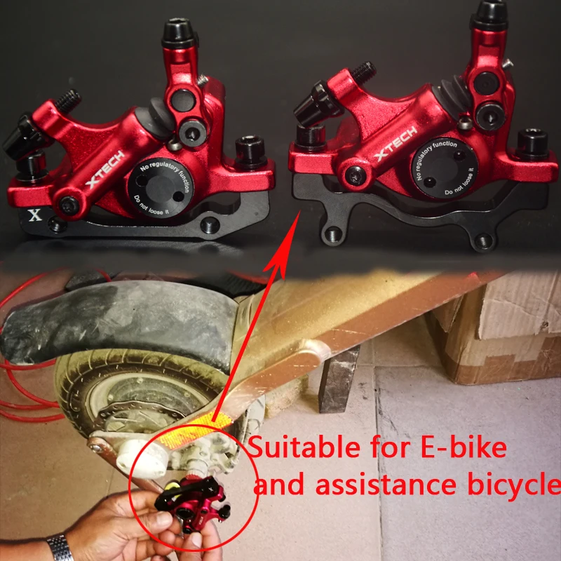 ZOOM Mountain XC Bike Hydraulic Disc Brakes Calipers Front Rear Mechanical pull