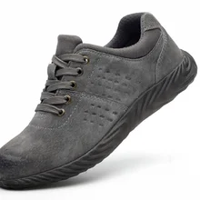 Рабочие ботинки; мужские уличные ботинки со стальным носком; мужские камуфляжные ботинки с защитой от проколов; обувь для безопасности y; большие размеры