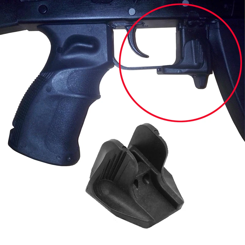 

AKMR FOR AK BLACK Softair Airsoft Polymer Magazine Release Extension Multi-function front grip