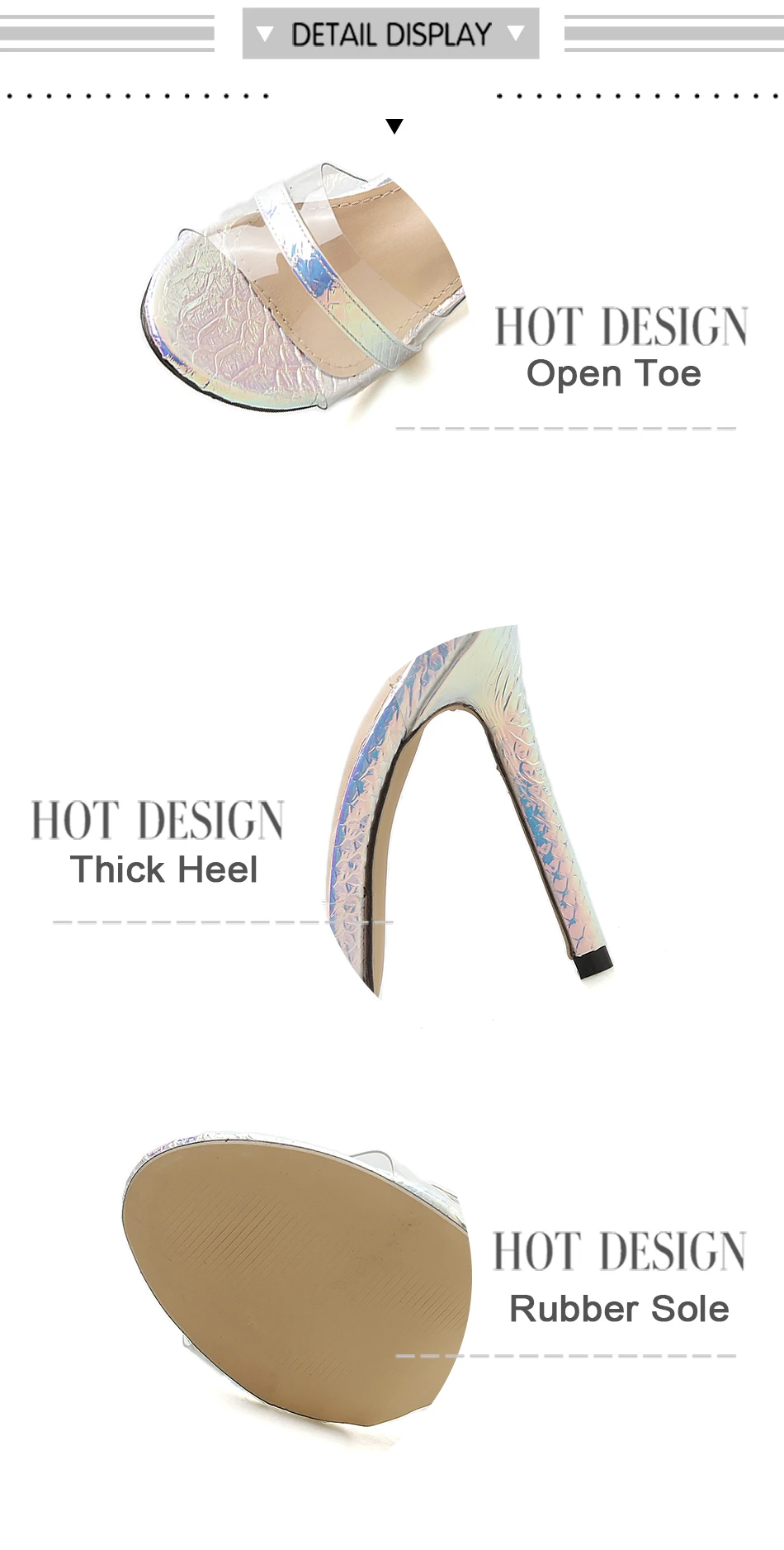 ladies open shoes