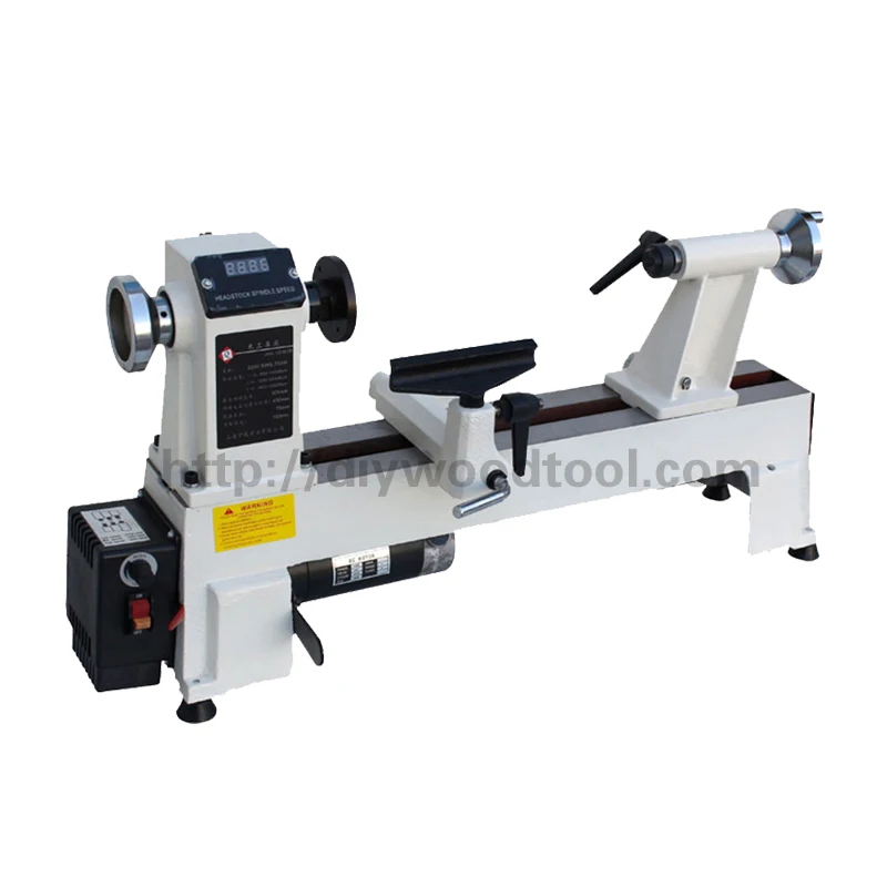 

wood lathe 550W 450mm Mini Lathe/Digital Display/Variable speed adjustable Woodworking lathes Bead Pipes