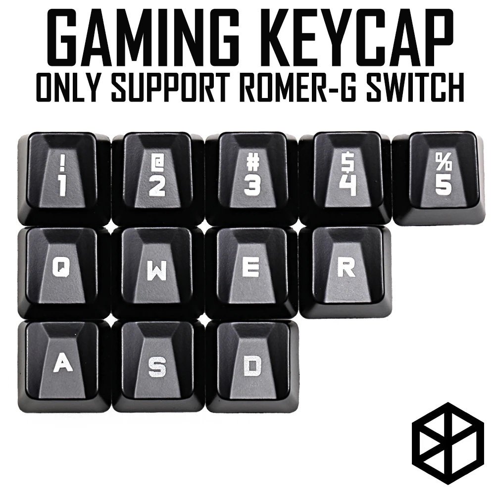 Abs ゲームキーキャップセット Romer ためグラム Oem プロファイル Shine Through12 キーキャップ Qwer Wasd ロジクール G プロ G310 512 613 810 910 840 キーボード Aliexpress