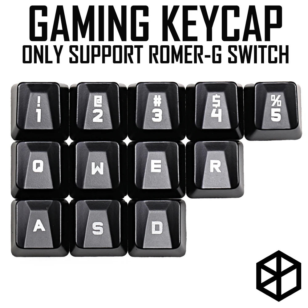 Набор игровых ключей abs для romer g OEM брелок с внешним дизайном 12345 qwer wasd logitech pro g310 512