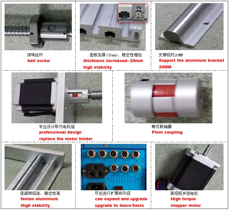 6040V 0.8kw 4axis 