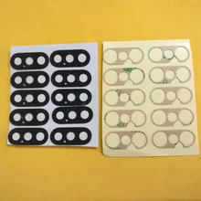 50 шт задний объектив задней камеры крышка для iPhone X с наклейкой запасные части