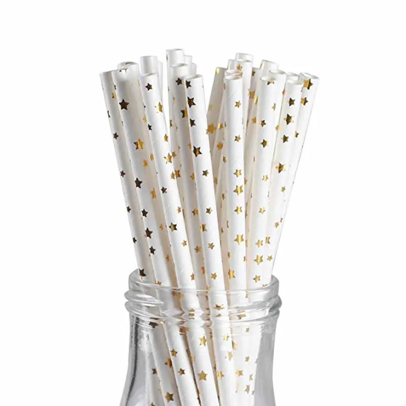 

25pcs Paper Straws for Birthday Bachelorette hen party beach Wedding Baby bridal Shower Gender Reveal Anniversary decoration