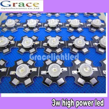 

50PCS 465-470NM led diodes 3W Blue High Power LED Emitter 700mA with 20mm Star base