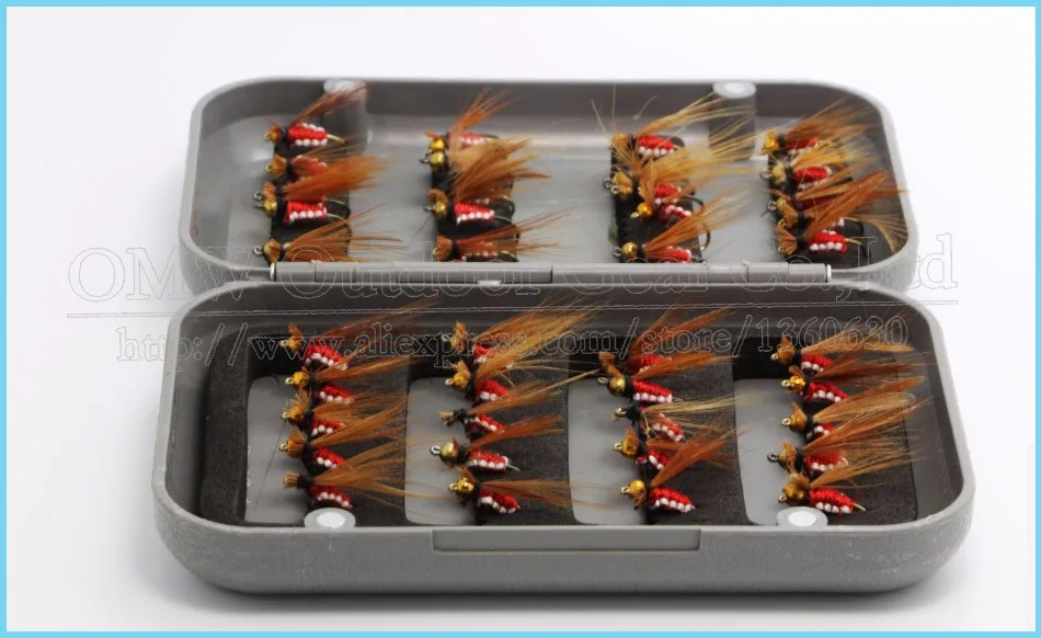 DAGEZI набор приманки для ловли нахлыстом 32 шт./компл. искусственная наживка; форель рыболовные приманки рыболовные крючки снасть с самыми низкими ценами fly коробка