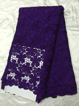 

African lace fabric 5 yards in Africa Nigeria equation rope lace fabric lace fabric quality of Nigeria's 2017 new wedding