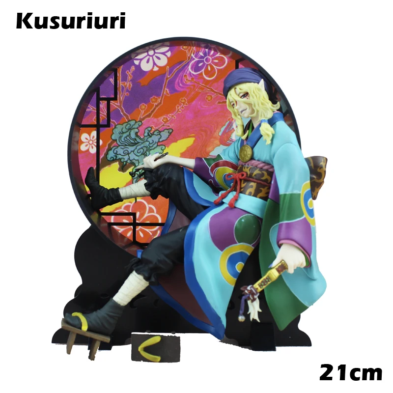 

Free Shipping 8" Mononoke Ayakashi Anime Cartoon Kusuriuri - Medicine Seller Boxed 21cm PVC Action Figure Model Doll Toys Gift