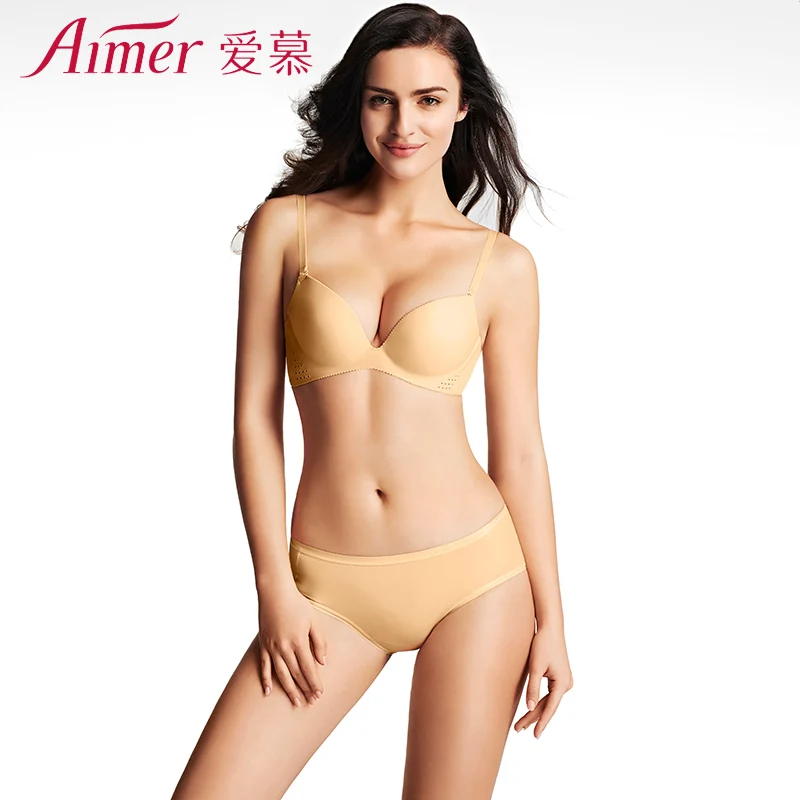 Aimer Women Low Waist Boy Shorts Pink Black Colorful Panty Cotton