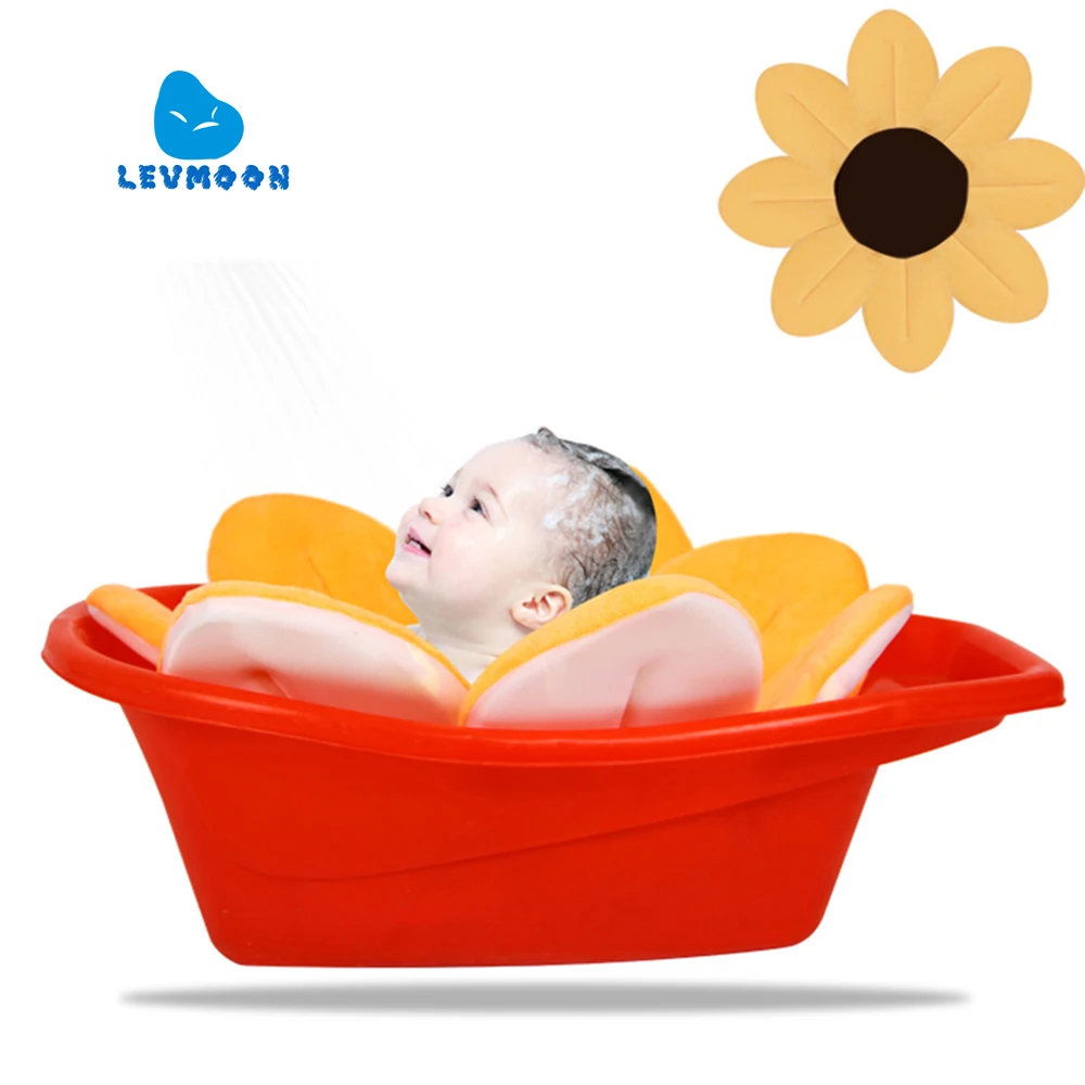 

Levmoon Blooming Bath Sink Bath For child Infant Flower Mat Spar 8 colors