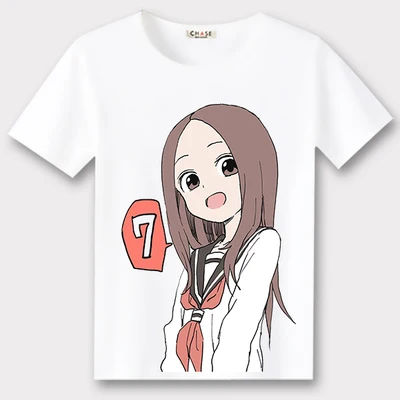 03 Новые футболки Karakai Jouzu no Takagi-san the Master of Teasing, футболка для косплея, топы с короткими рукавами, футболки для женщин и мужчин - Цвет: 03
