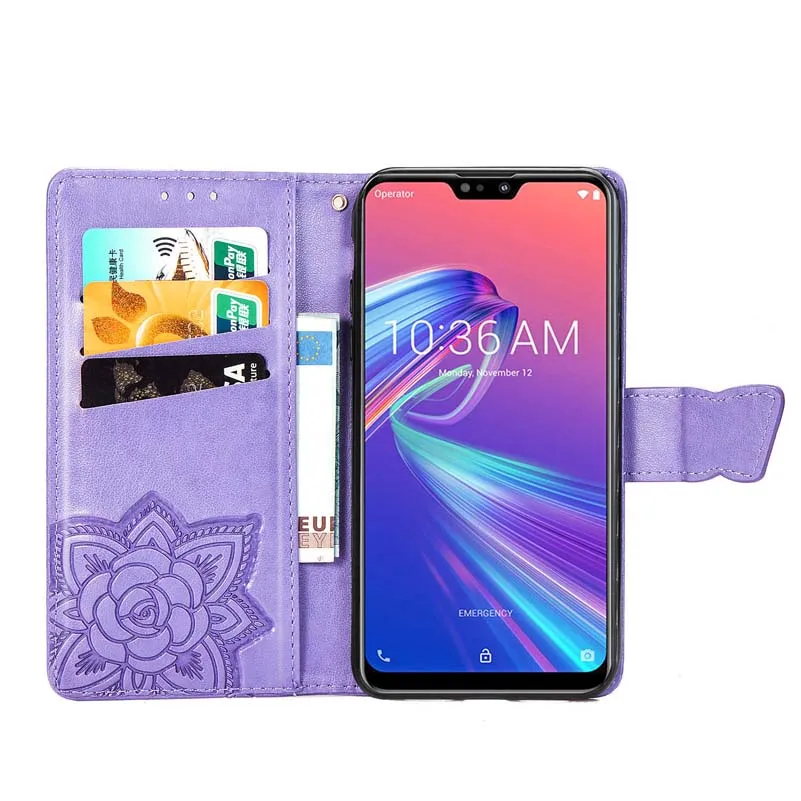 Чехол для телефона Befospey с бабочкой и цветами Asus Max Pro M2 ZB631KL ZB633KL