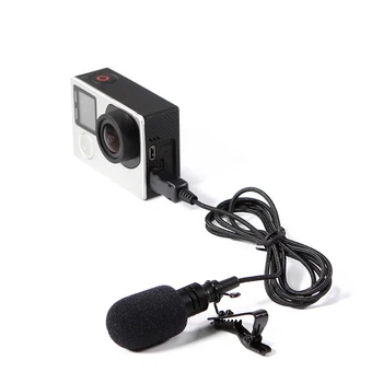 

USB Stereo External Microphone High Fidelity Microphone for GoPro Hero 4 3 3+ Action Camera ND998