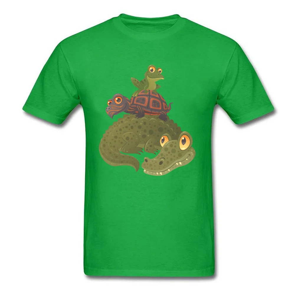Hip hop Swamp Squad Tops Shirt for Men Rife Summer Fall Round Neck Cotton Fabric Short Sleeve T Shirts Group Tee Shirts Swamp Squad green