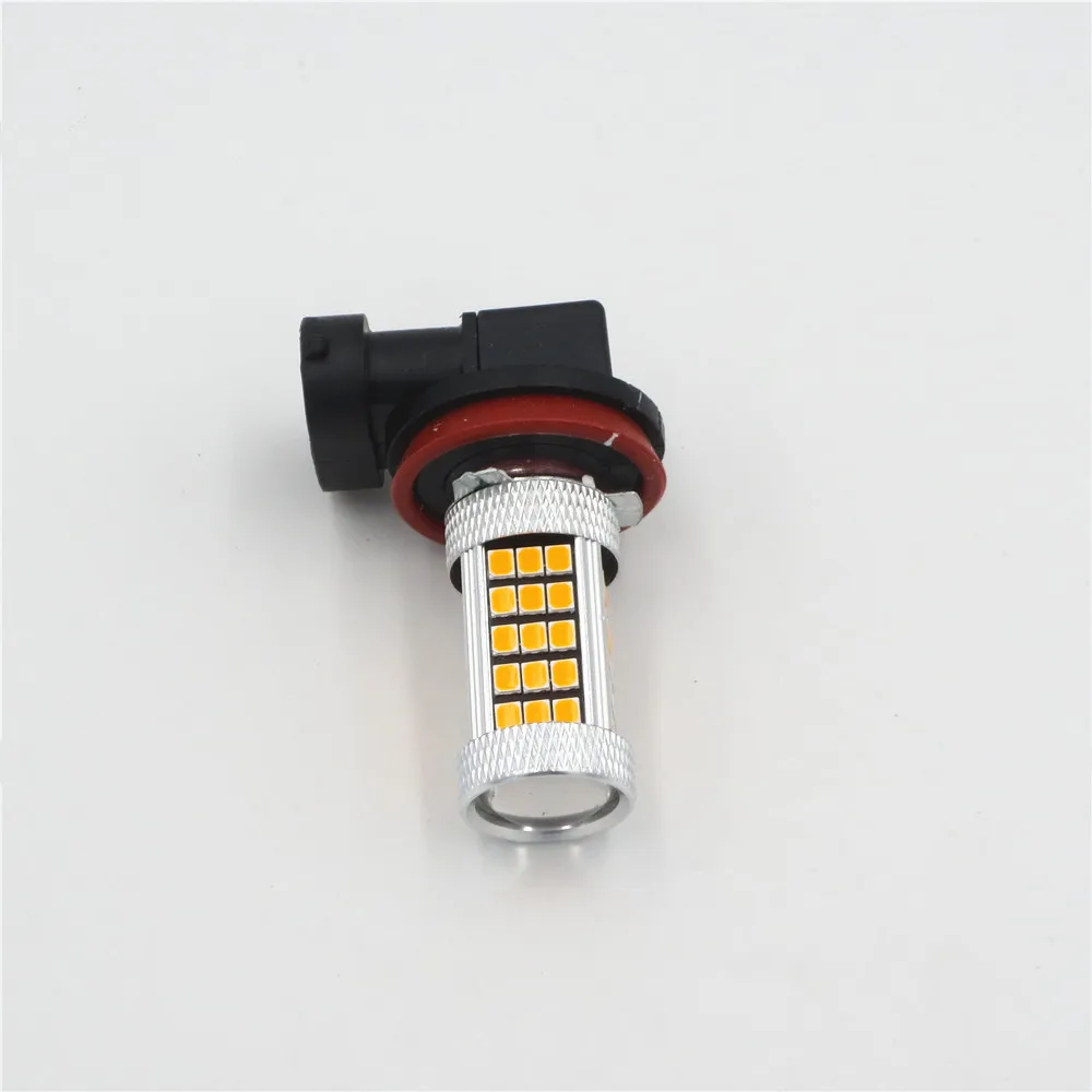 H11 H8 2835 63 SMD 66 светодиодный авто проектор противотуманная лампа для вождения Белый Синий Красный Автомобильный светильник источник 12 В