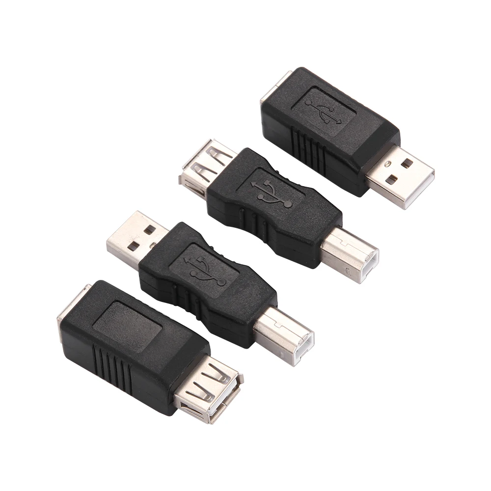 

New Arrivals USB 2.0 type A Female to type B Male Printer Scanner Adapter Converter Connector Nickle-Plated Adapter Electronics