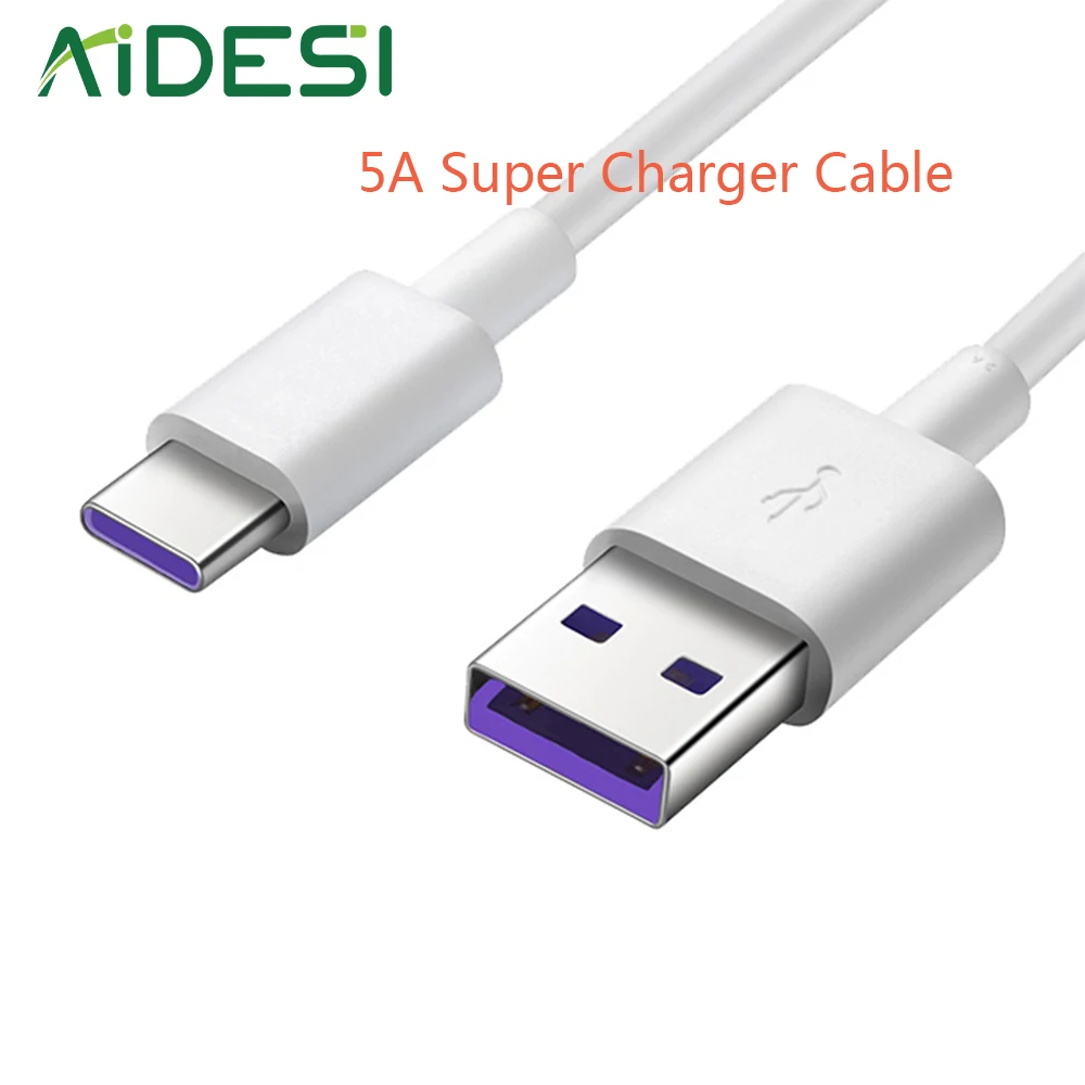 

For Huawei P20 P10 pro lite 5A Type C Cable Fast charging USB Type c Cable Super Fast transfer cable for huawei mate9 pro mate10