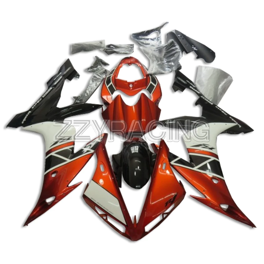 

Injection Fairings for Yamaha YZF R1 2004 2005 2006 Panels ABS Plastic YZF1000 04 05 06 Full New Body Work Dark Orange Panels